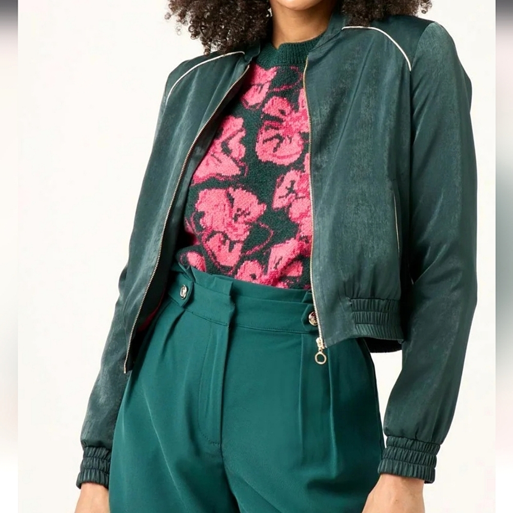 🌿🌸 NAF NAF Bomber Jacket 🌸🌿